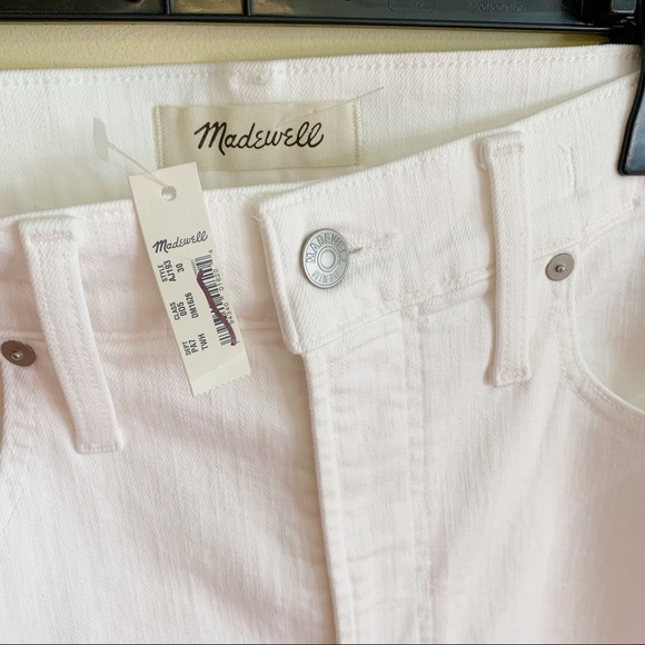NWT Madewell The Perfect Vintage Crop Jean Tile White 30 and 31 - Picture 5 of 8